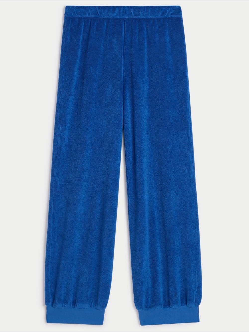 Suzie Kondi Tosk High Waist Velour Harem Pants Blue Size XS